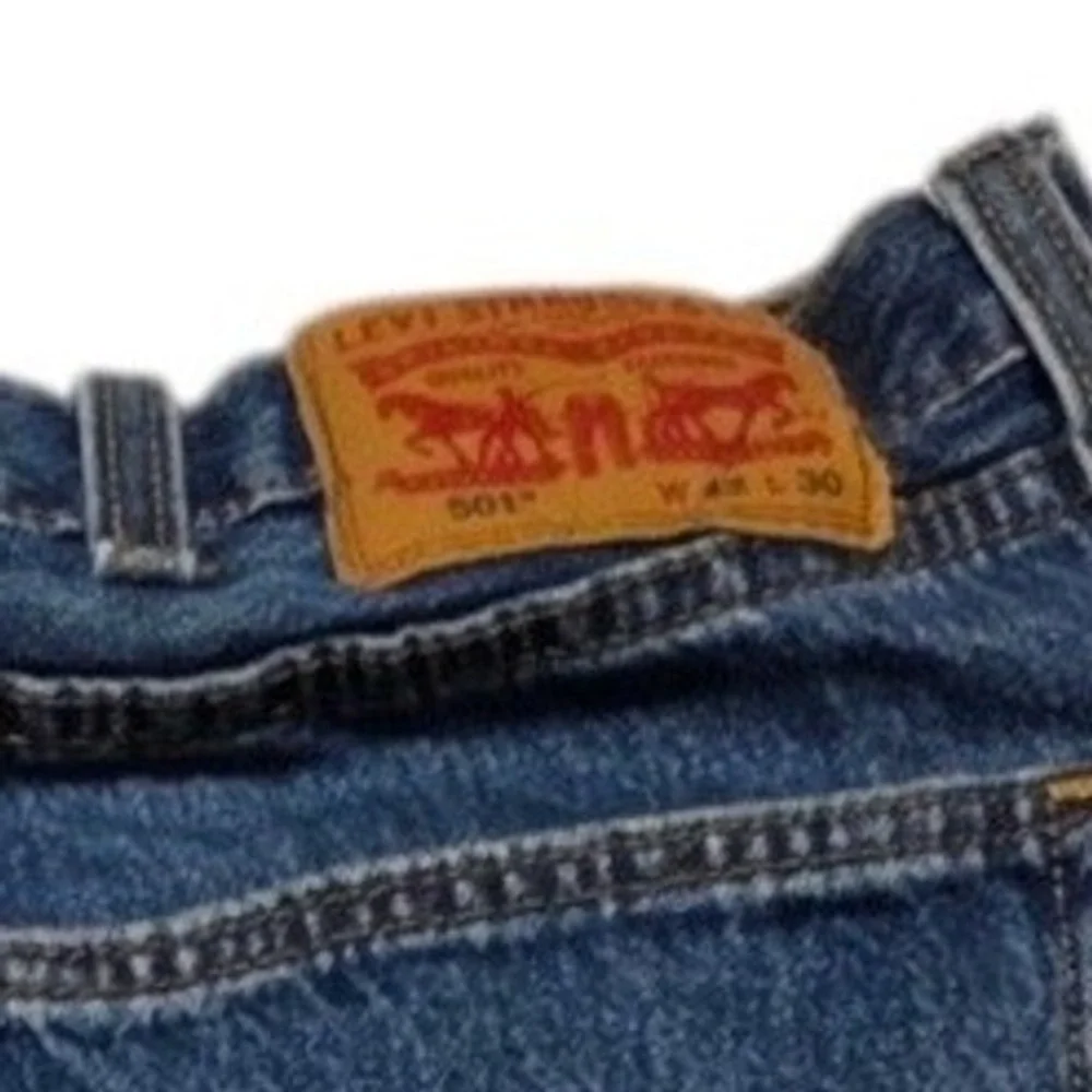 Levi's‎ 501 Original Fit Jeans Men 42x30 Blue Button Fly Straight Leg Denim